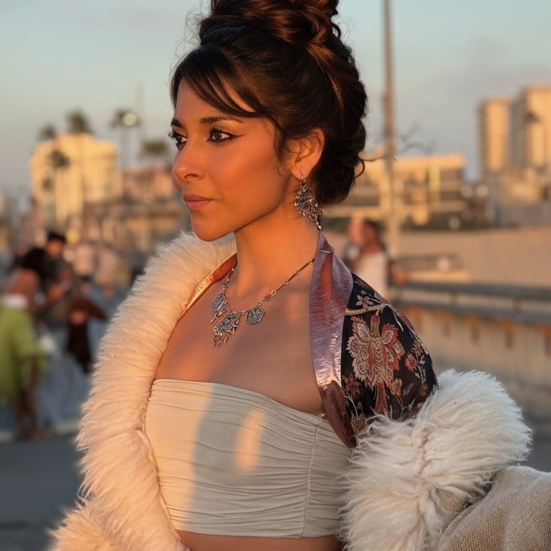 Elena Heritage Baby Alpaca Wool Cape