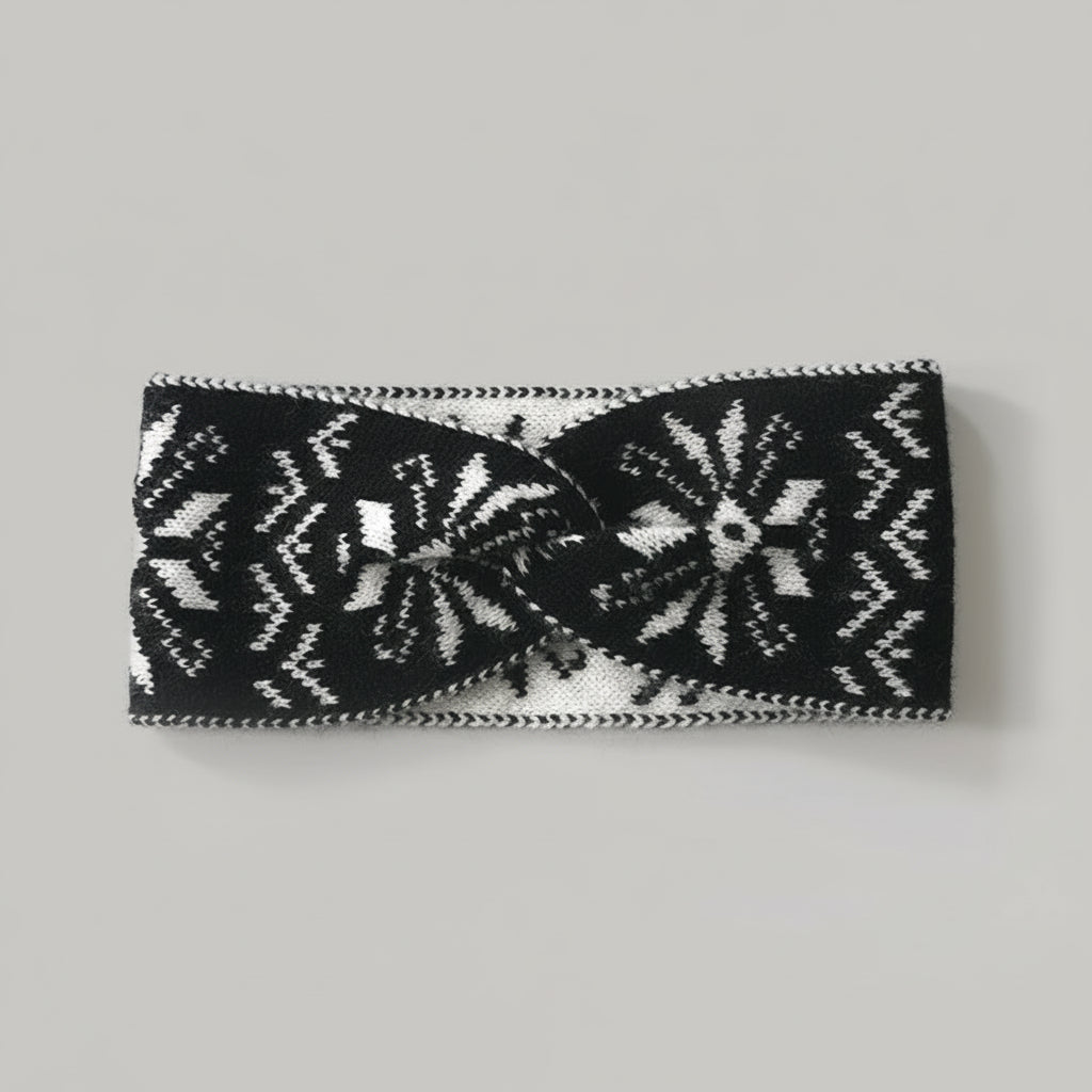Black Cashmere Headband