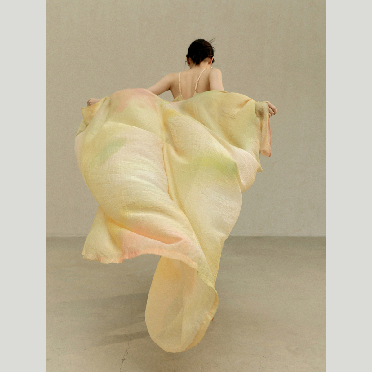 The Watercolor Drape Abaya