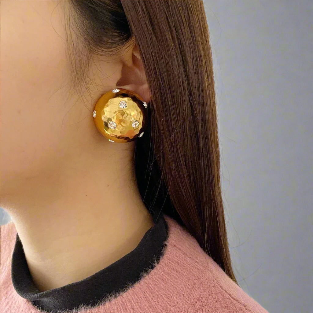The Studded Sphere Earrings