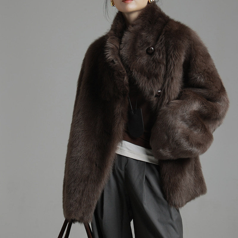 The Cropped Tuscan Fur Jacket