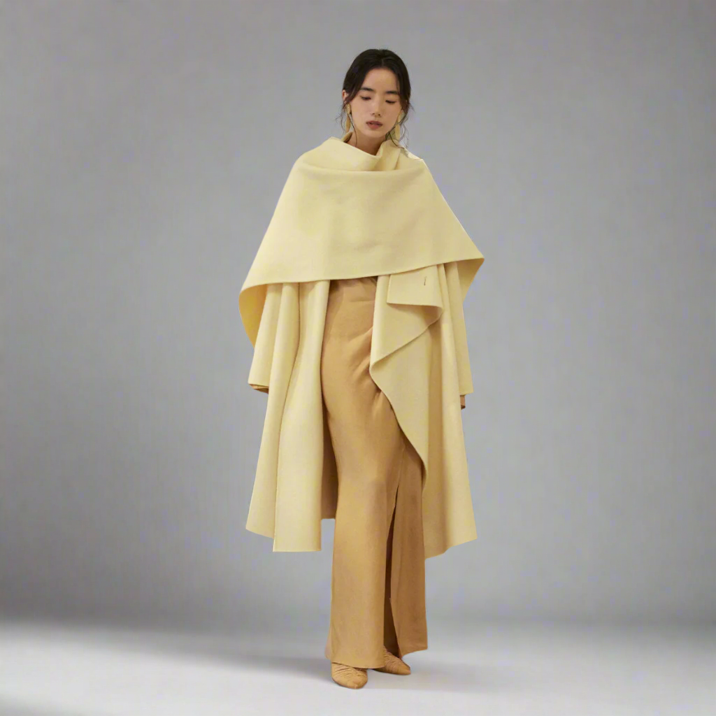 The Buttermilk Scarf Coat