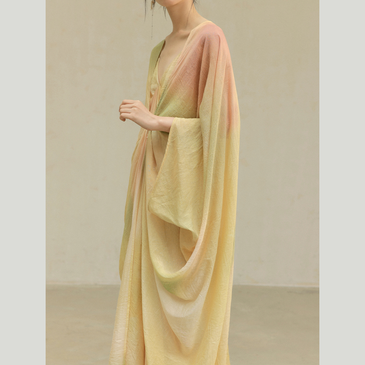 The Watercolor Drape Abaya
