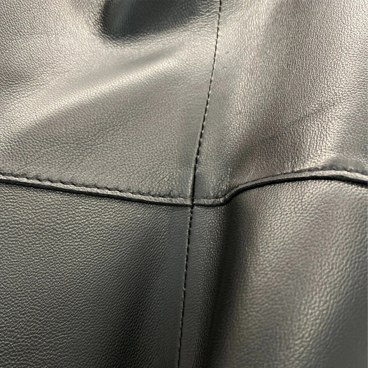 The Napa Leather Sleeveless Midi Dress