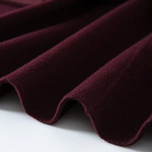 Burgundy Wool + Cashmere Suit Set
