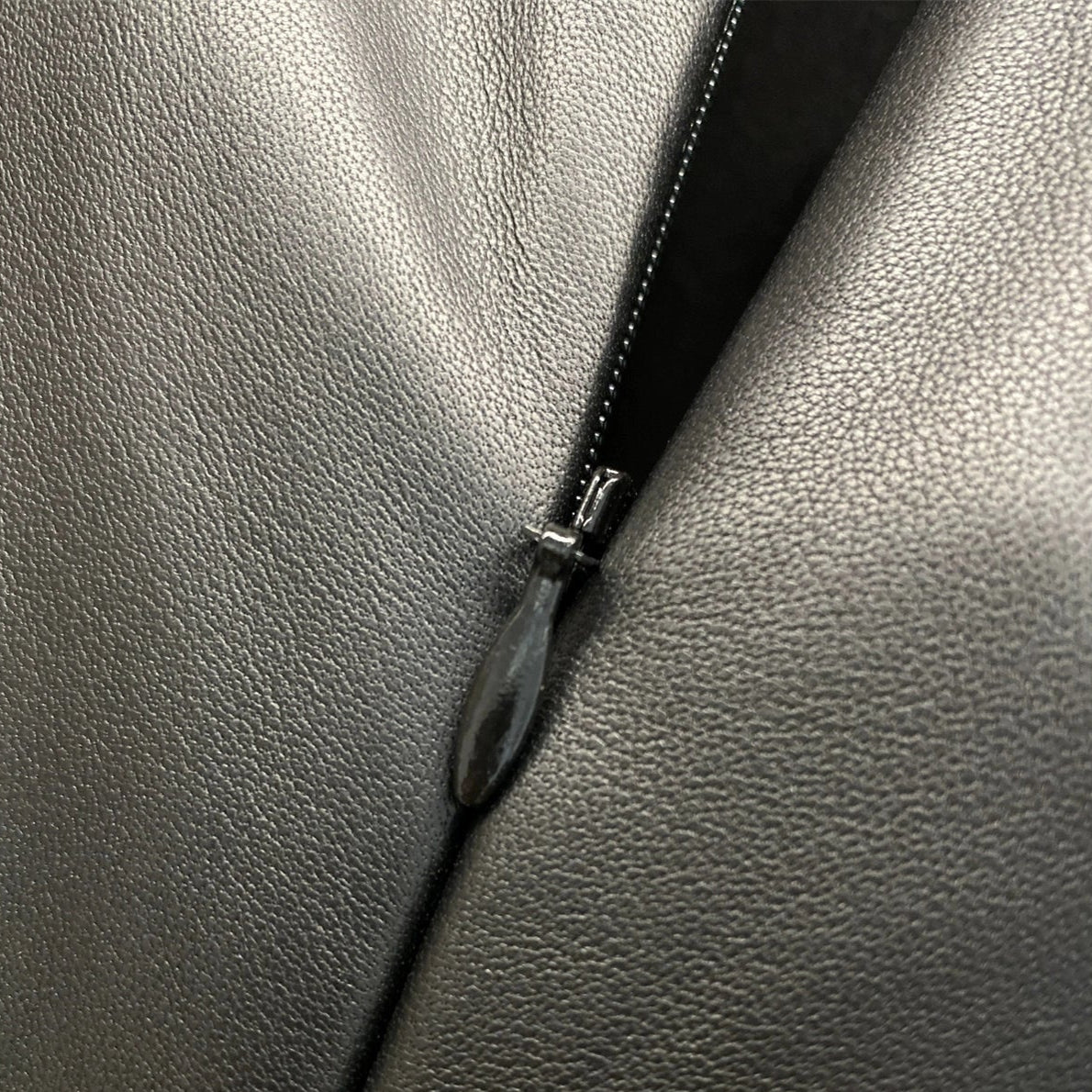 The Napa Leather Sleeveless Midi Dress