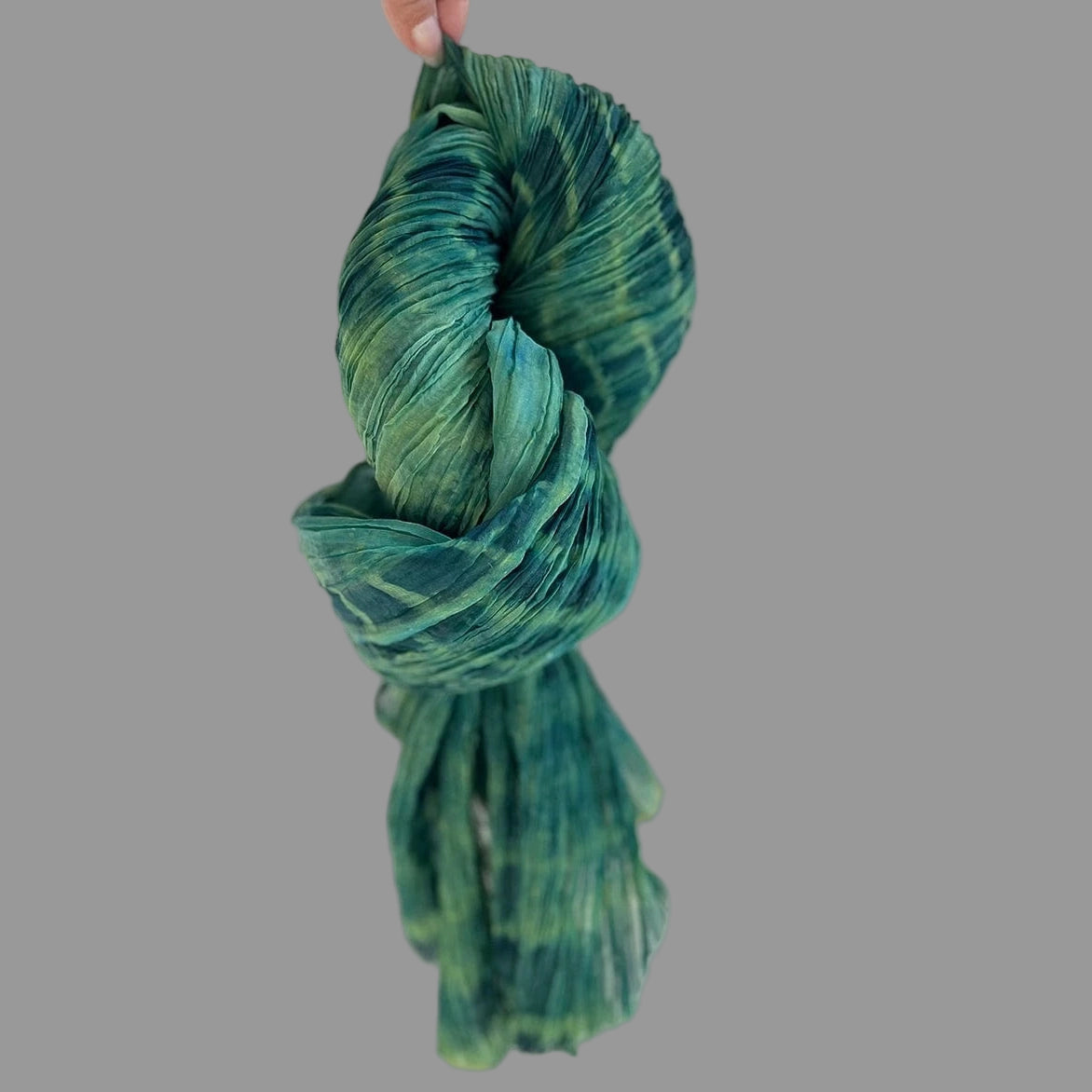 Emerald Mulberry Silk Mermaid Dress