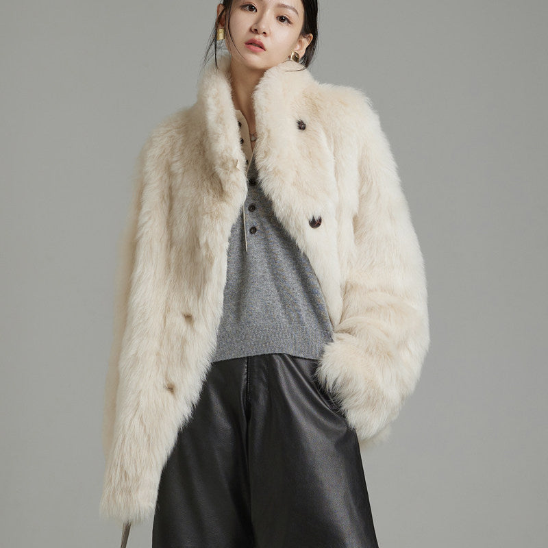 The Cropped Tuscan Fur Jacket