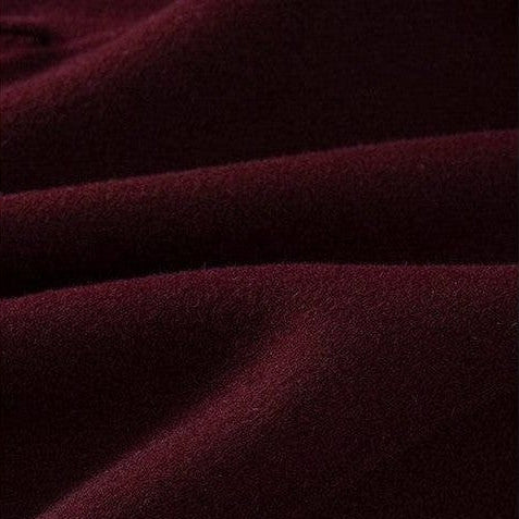 Burgundy Wool + Cashmere Suit Set