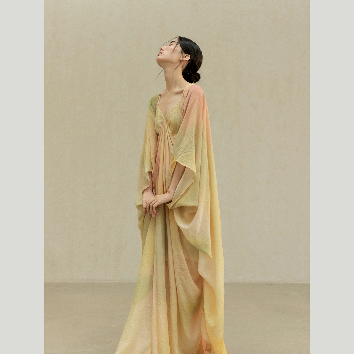 The Watercolor Drape Abaya