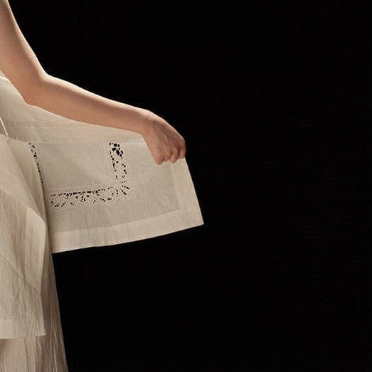 Ramie Cotton Embroidered Wrap Set