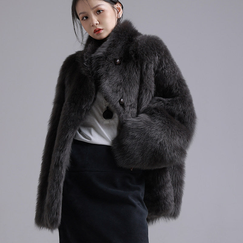 The Cropped Tuscan Fur Jacket