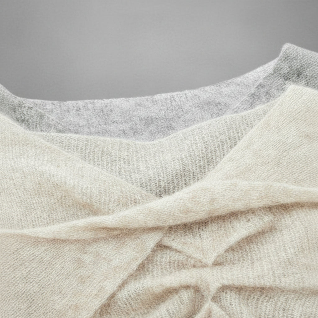 Twisted Alpaca-Wool Blend Knit Sweater