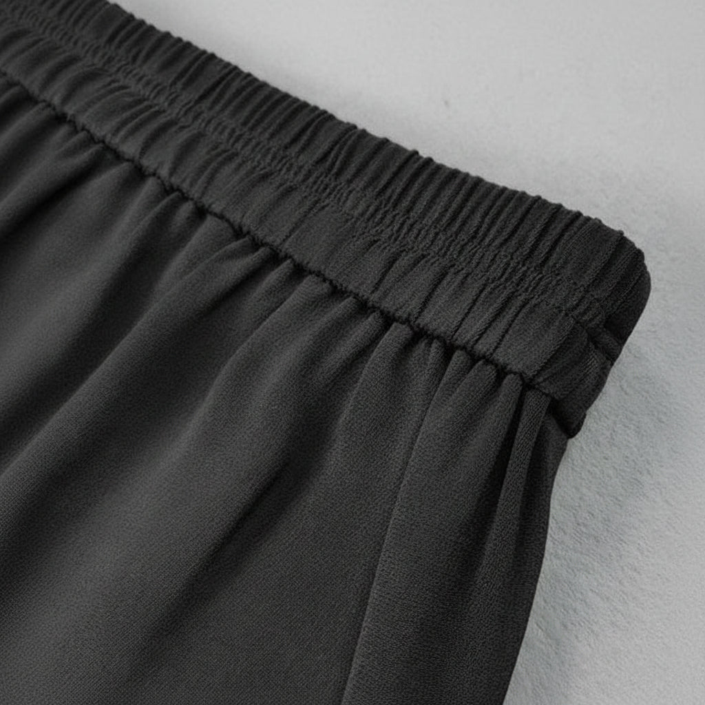 Heavy 30mm Crepe Silk Pants - Sculpted Drape, Subtle Shine