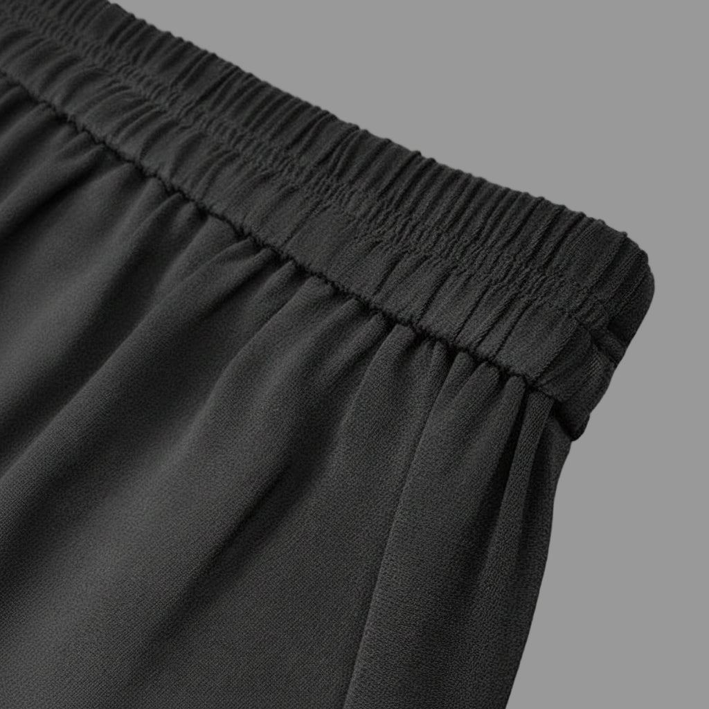 Heavy 30mm Crepe Silk Pants - Sculpted Drape, Subtle Shine
