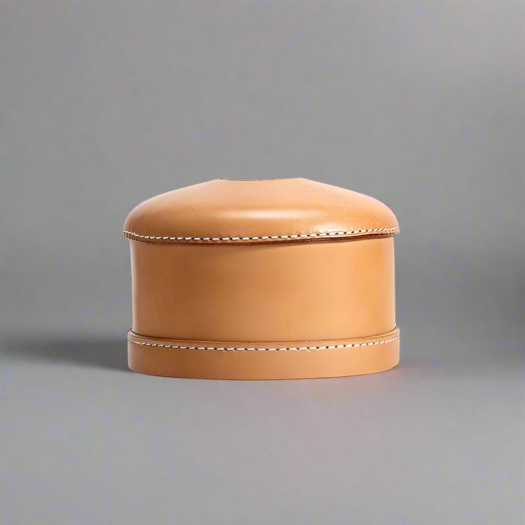 Vegetable-Tanned Cowhide Gas Canister Cover