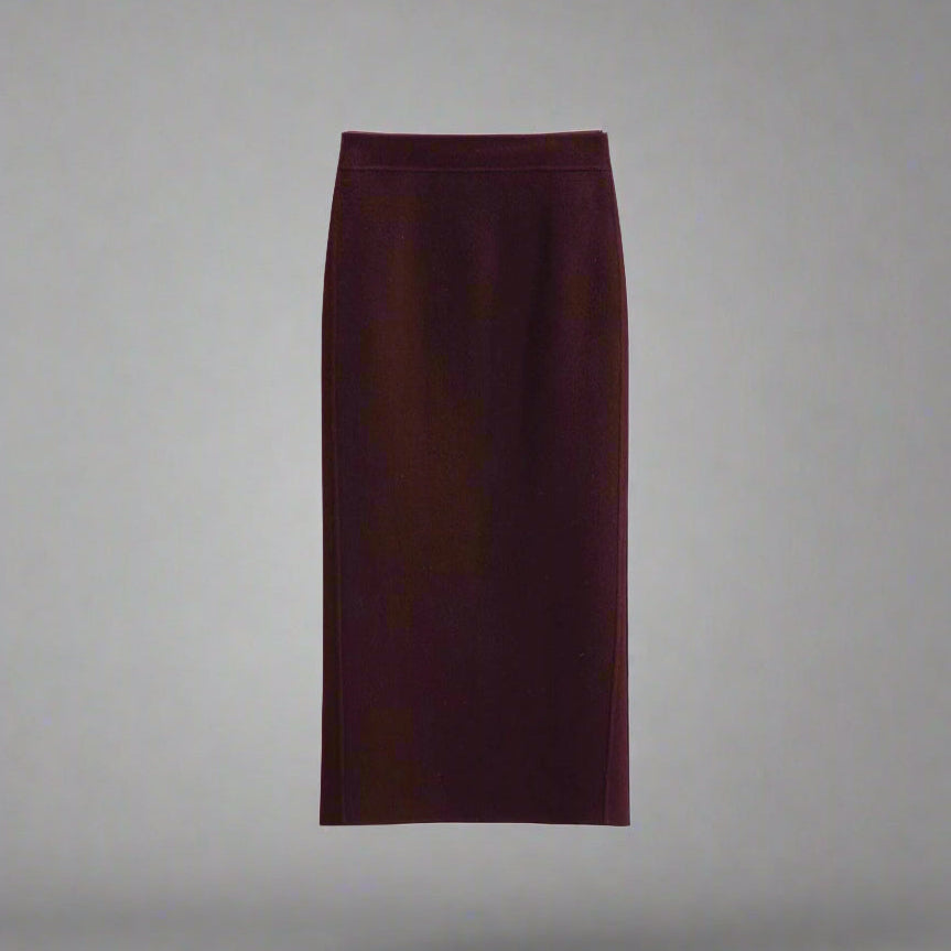 Burgundy Wool + Cashmere Suit Set