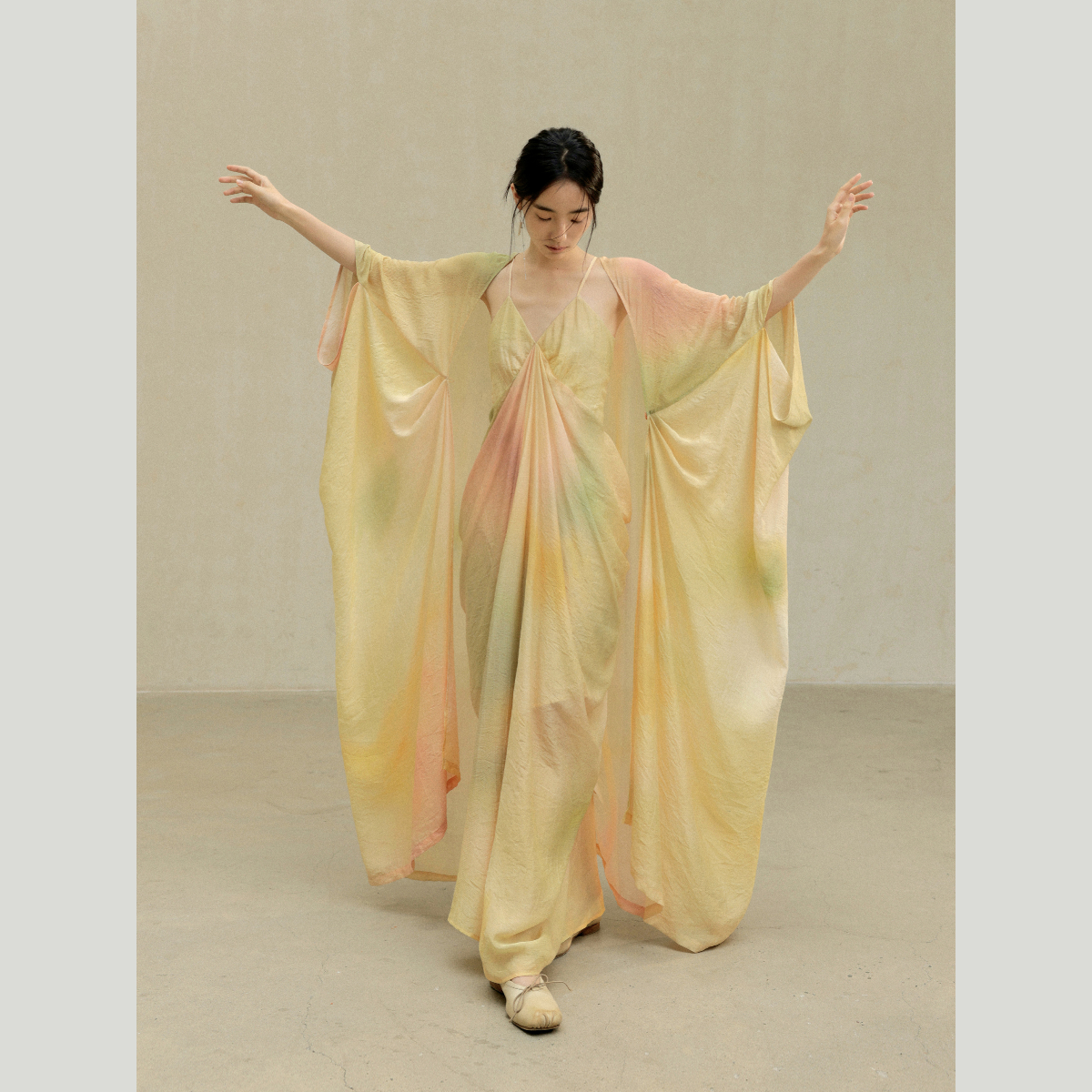 The Watercolor Drape Abaya