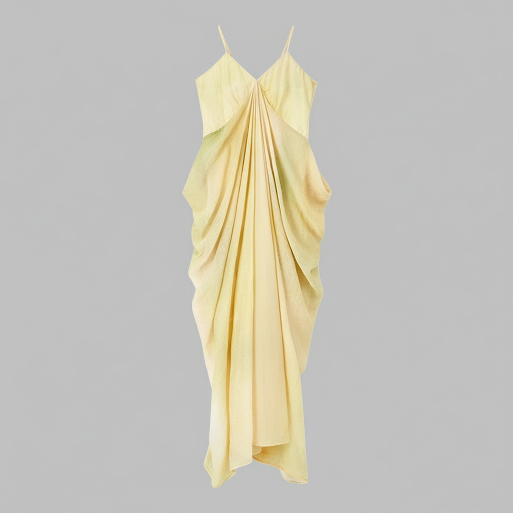 The Watercolor Fan Camisole Dress