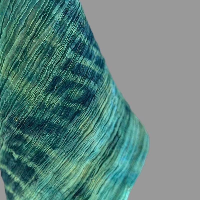 Emerald Mulberry Silk Mermaid Dress