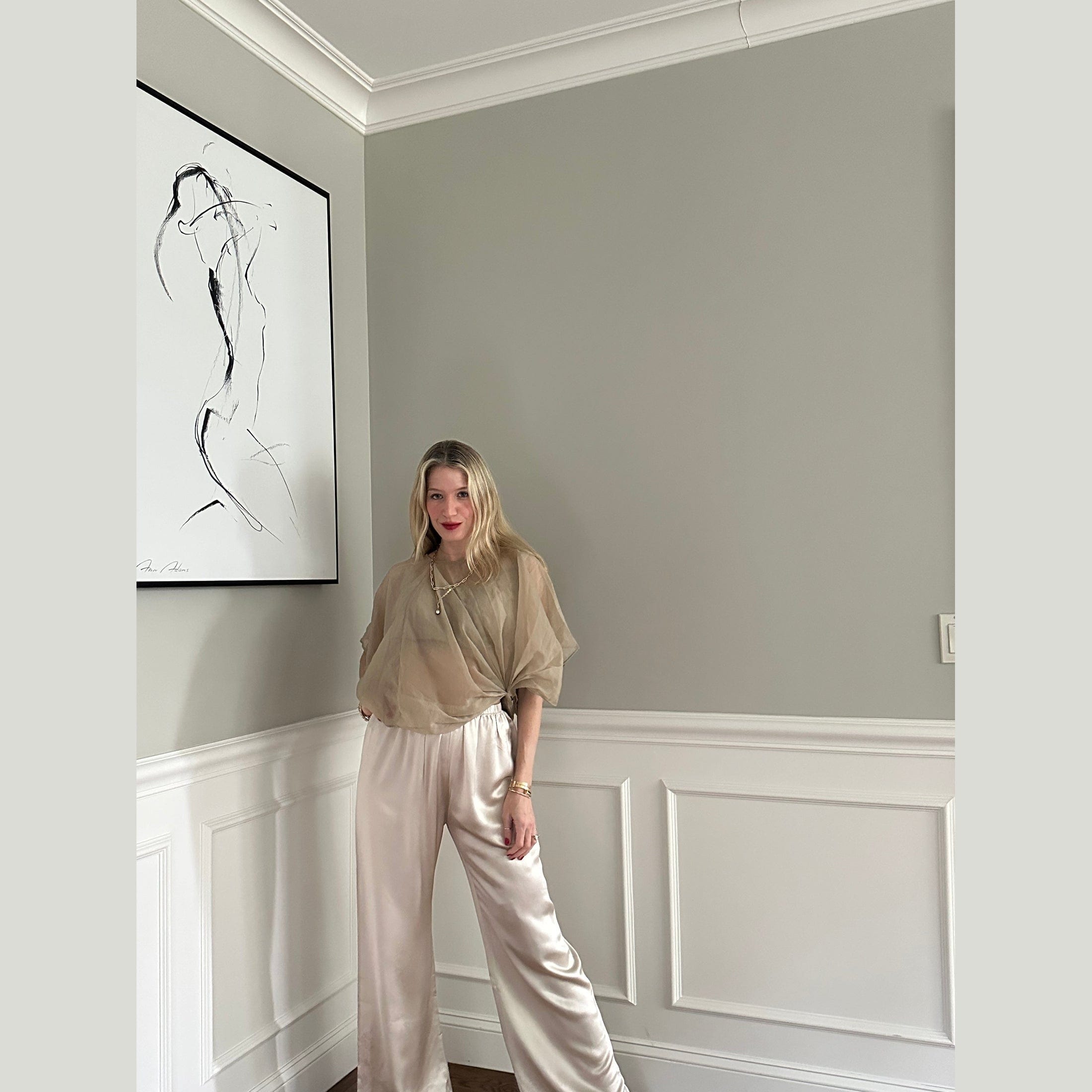 Origami Sheer Top & Pants