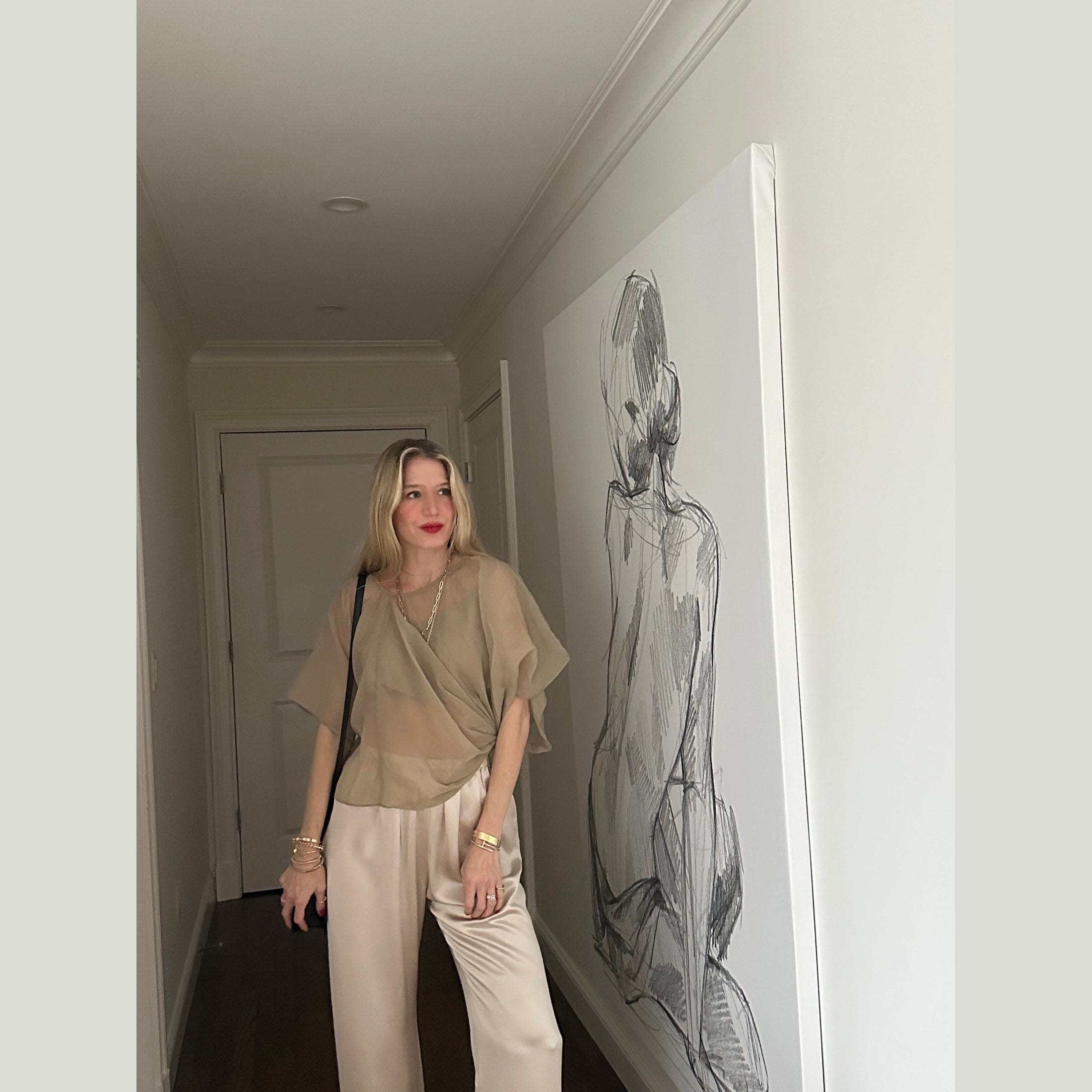 Origami Sheer Top & Pants