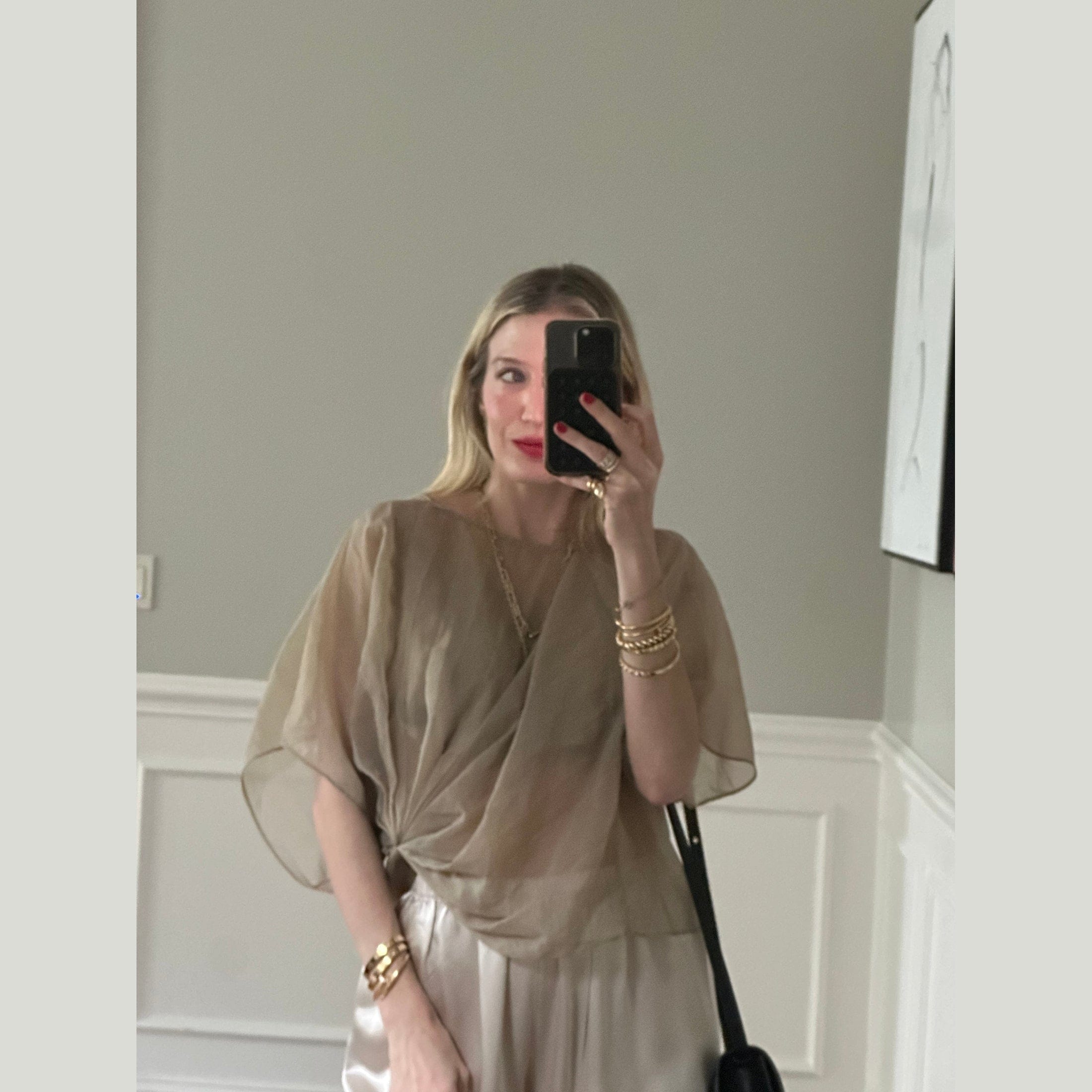 Origami Sheer Top & Pants