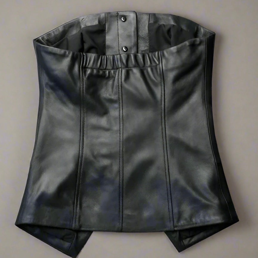 The Hudson Leather Bustier