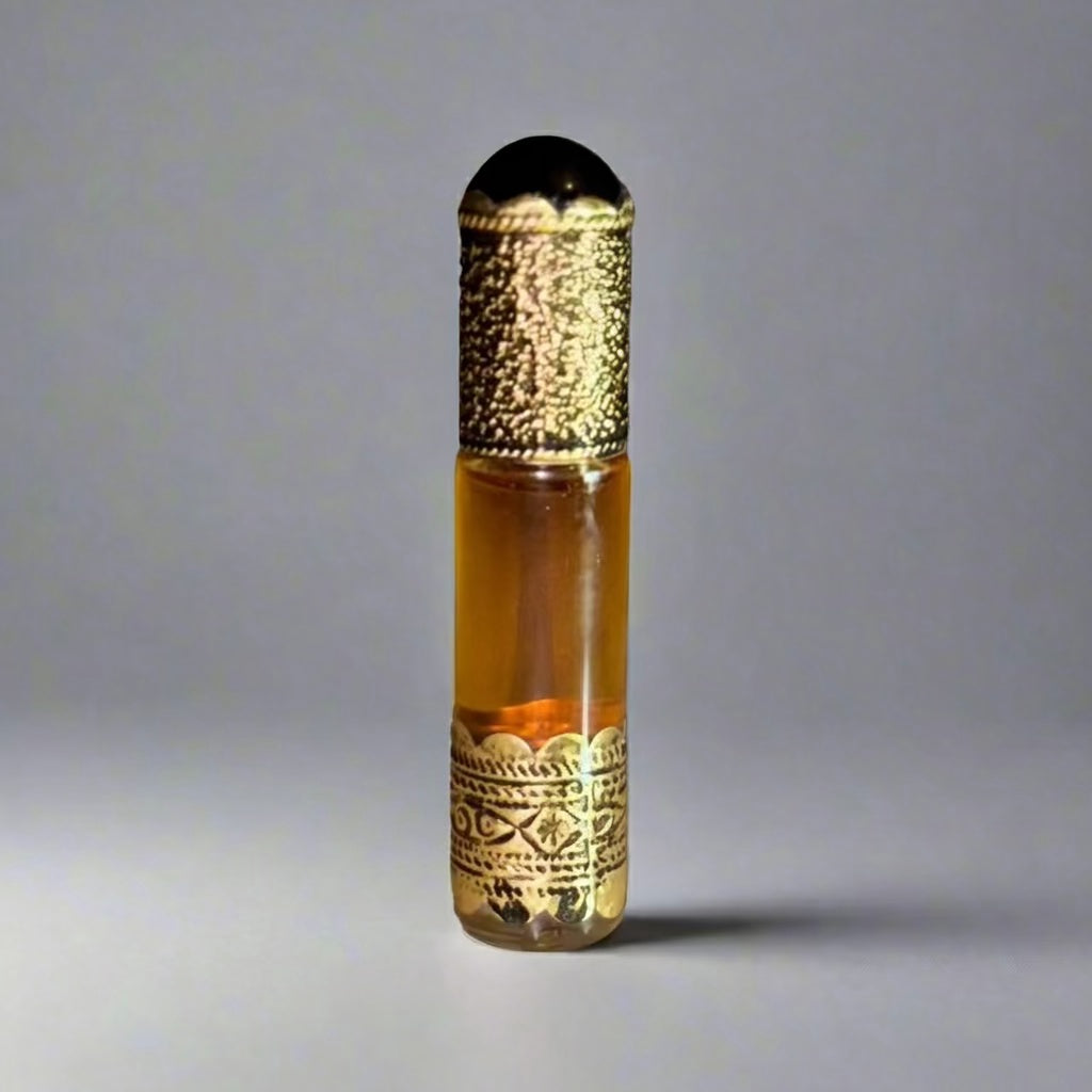 Vanilla & orange blossom perfume, cut-crystal bottle