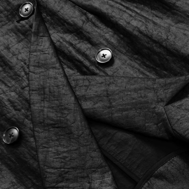 black silk suit button