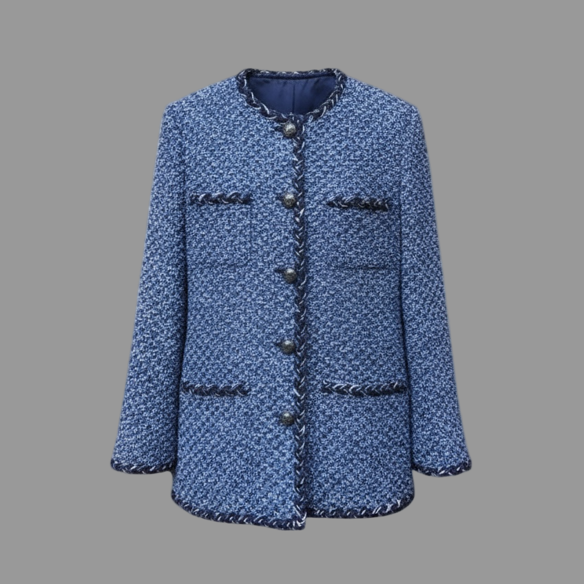 Jules & Tournier Tweed Jacket — Silk & Wool Blend, French Heritage Fabric