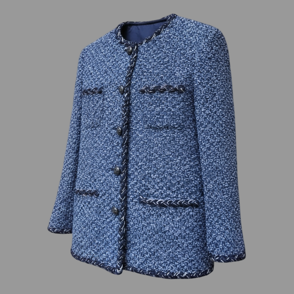Jules & Tournier Tweed Jacket — Silk & Wool Blend, French Heritage Fabric
