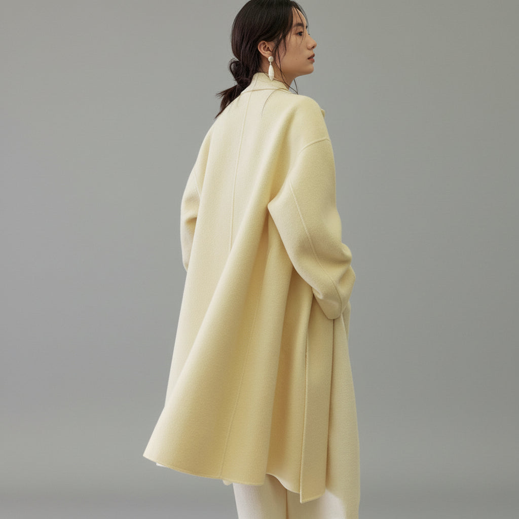 Buttermilk Scarf Coat