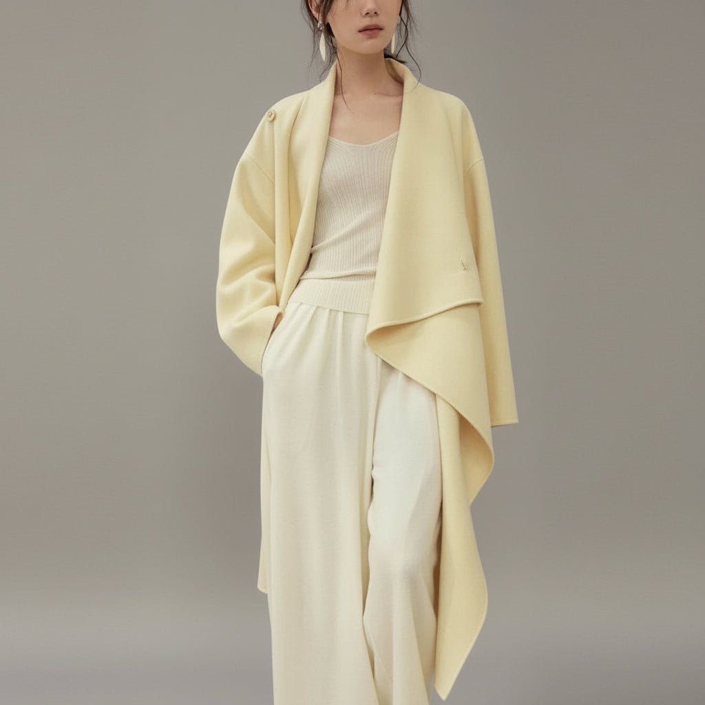 Buttermilk Scarf Coat