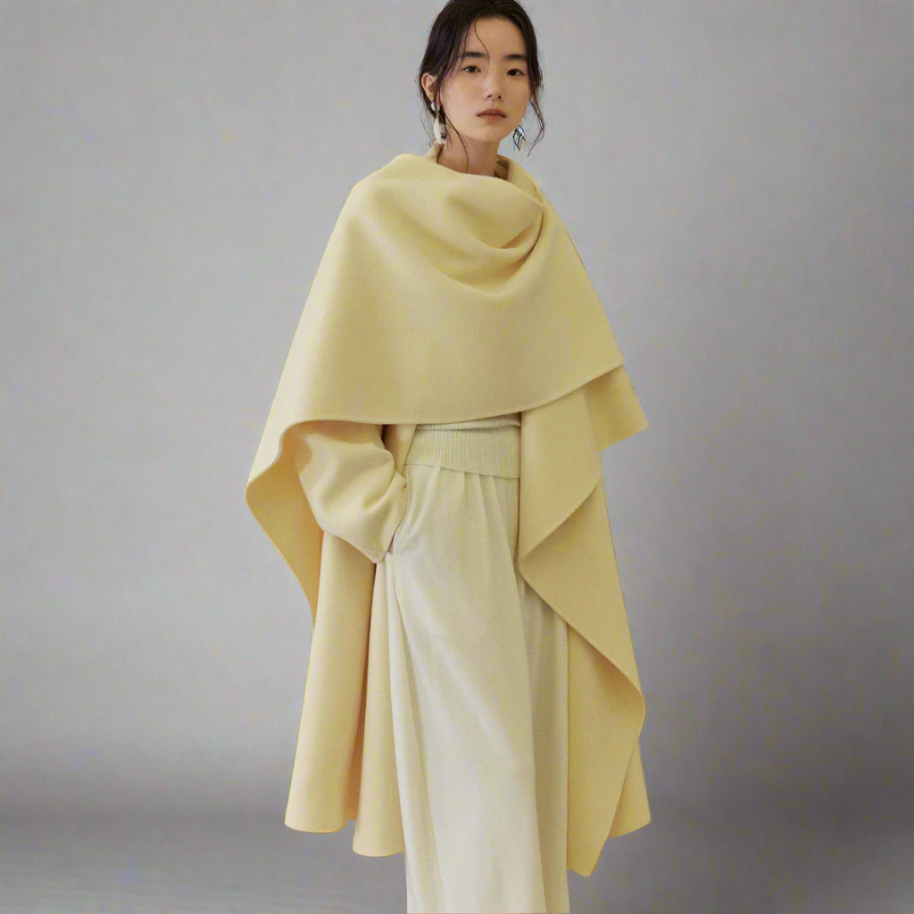 Buttermilk Scarf Coat