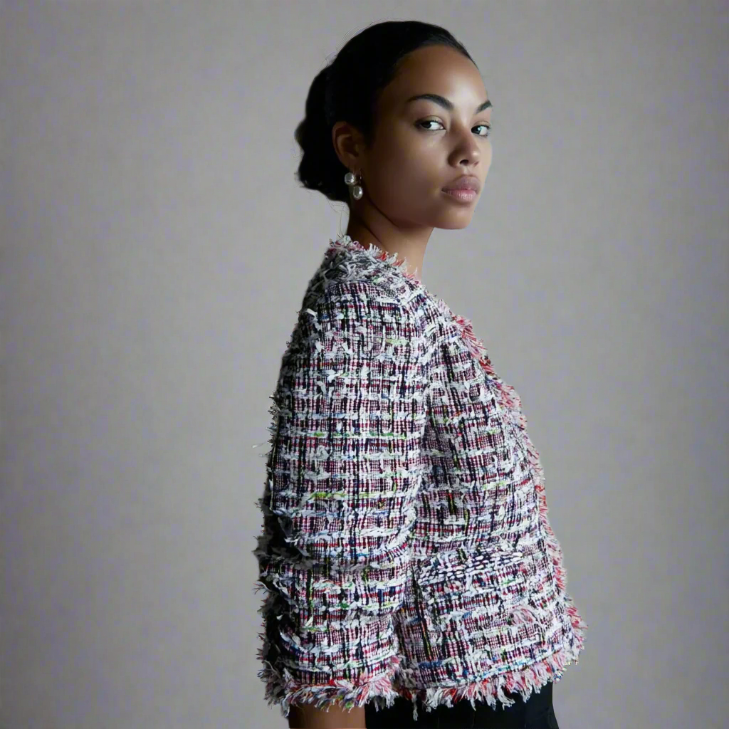 cropped tweed jacket