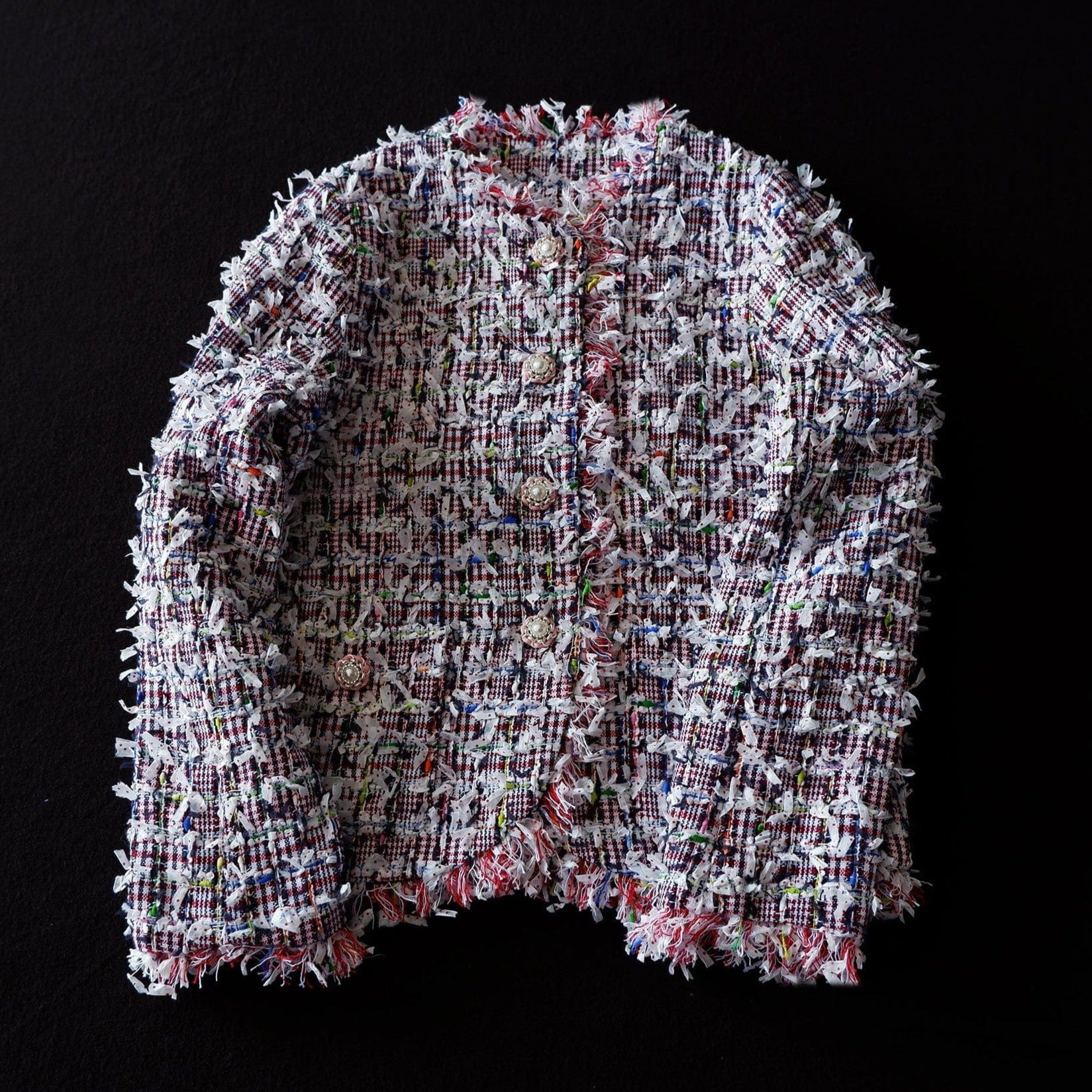 cropped tweed jacket