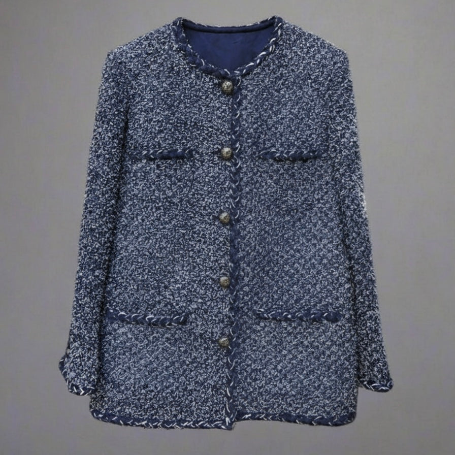 Jules & Tournier Tweed Jacket — Silk & Wool Blend, French Heritage Fabric