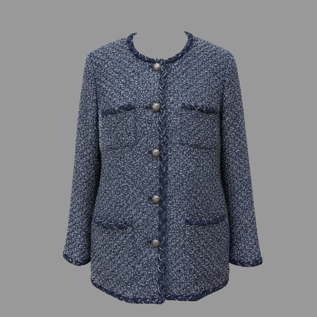 Jules & Tournier Tweed Jacket — Silk & Wool Blend, French Heritage Fabric