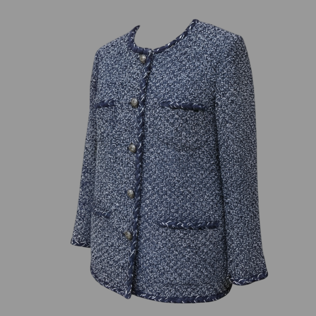 Jules & Tournier Tweed Jacket — Silk & Wool Blend, French Heritage Fabric