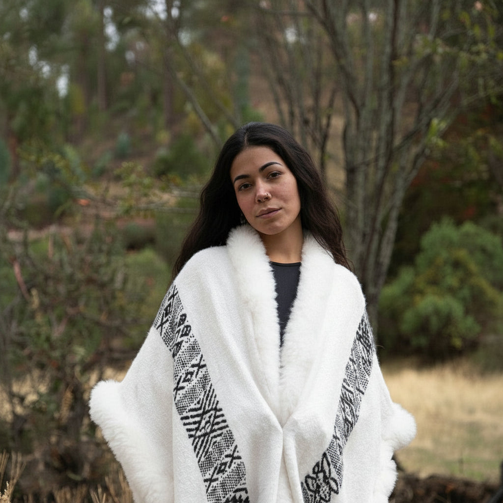 Ines Heritage Baby Alpaca Wool Cape