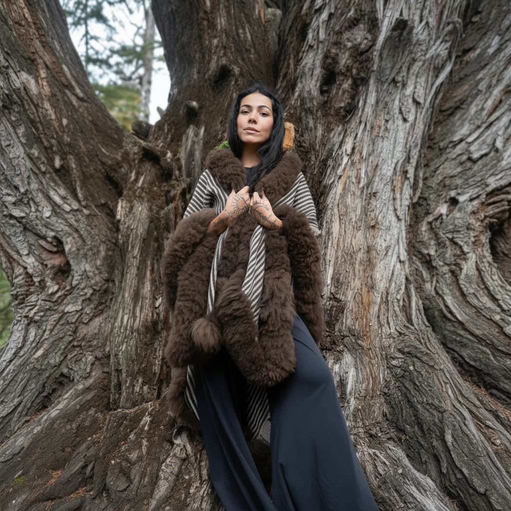 Marisol Heritage Baby Alpaca Wool Cape