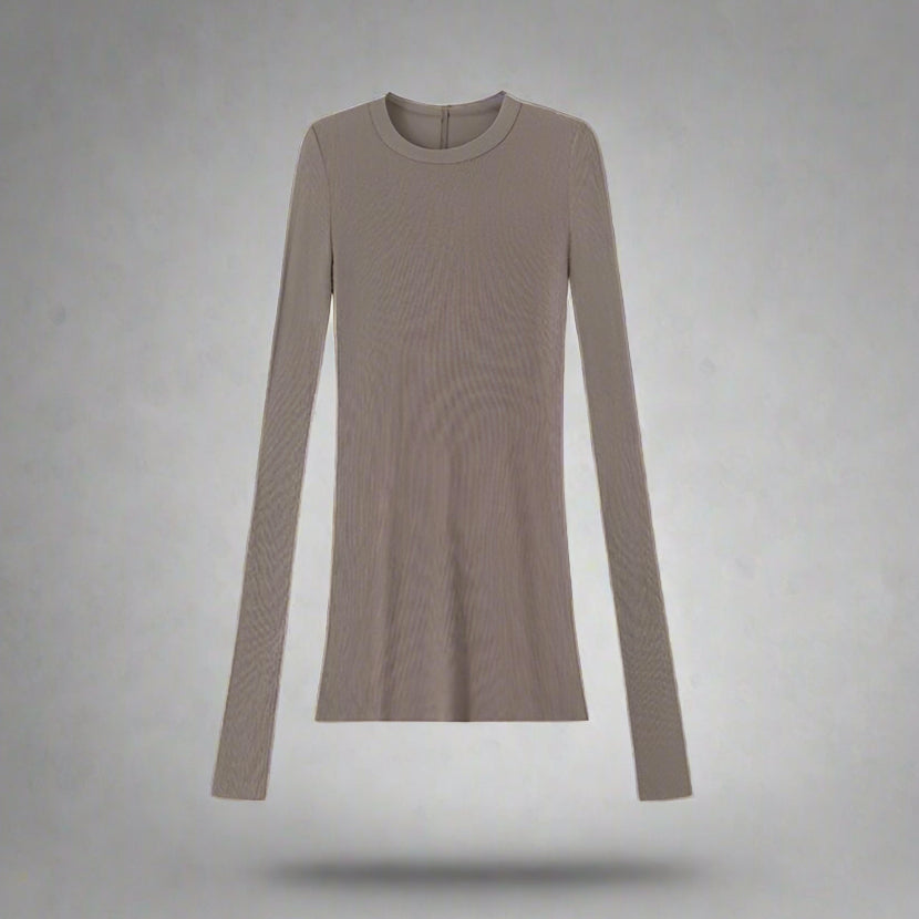 long sleeve silk tee shirts