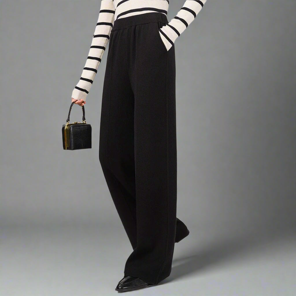 Machine washable wool pants — detail