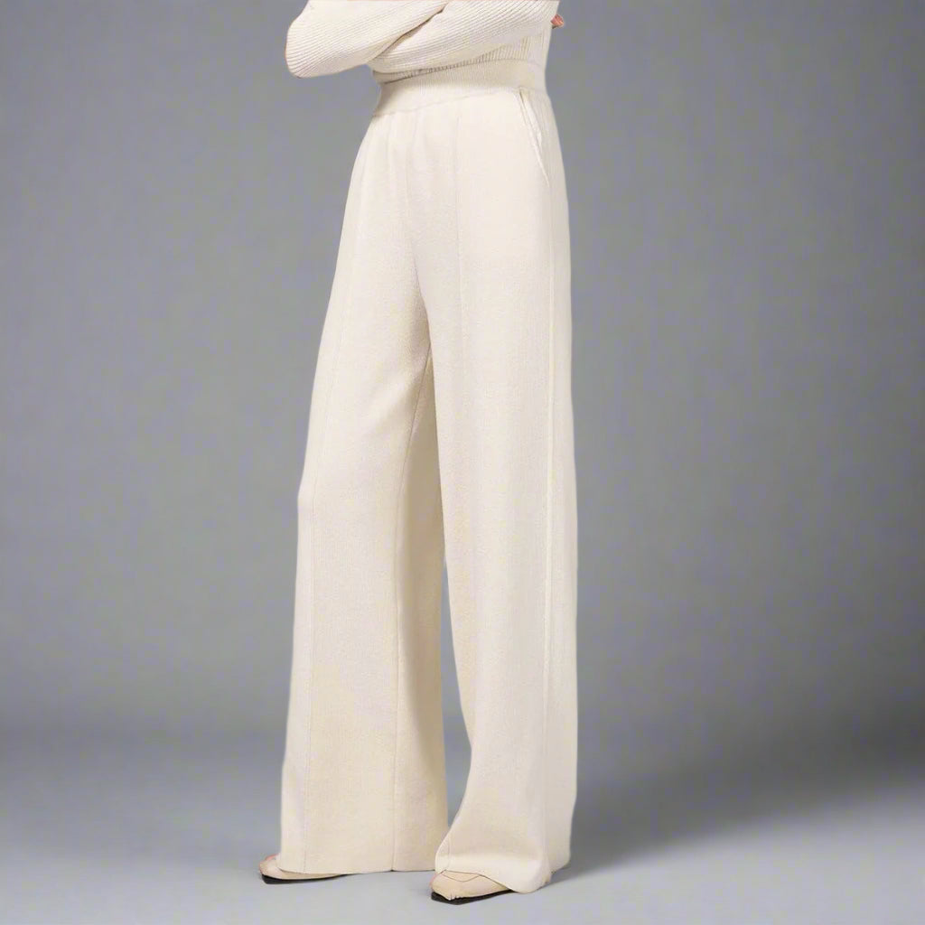 Machine washable wool pants — detail