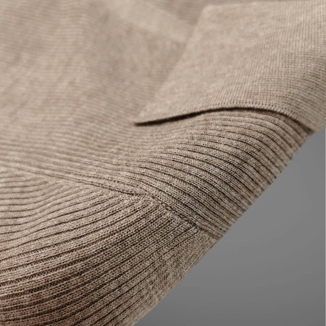 German Merino Long Sleeve Shirt — 3D Seamless Knit from Biella Yarn