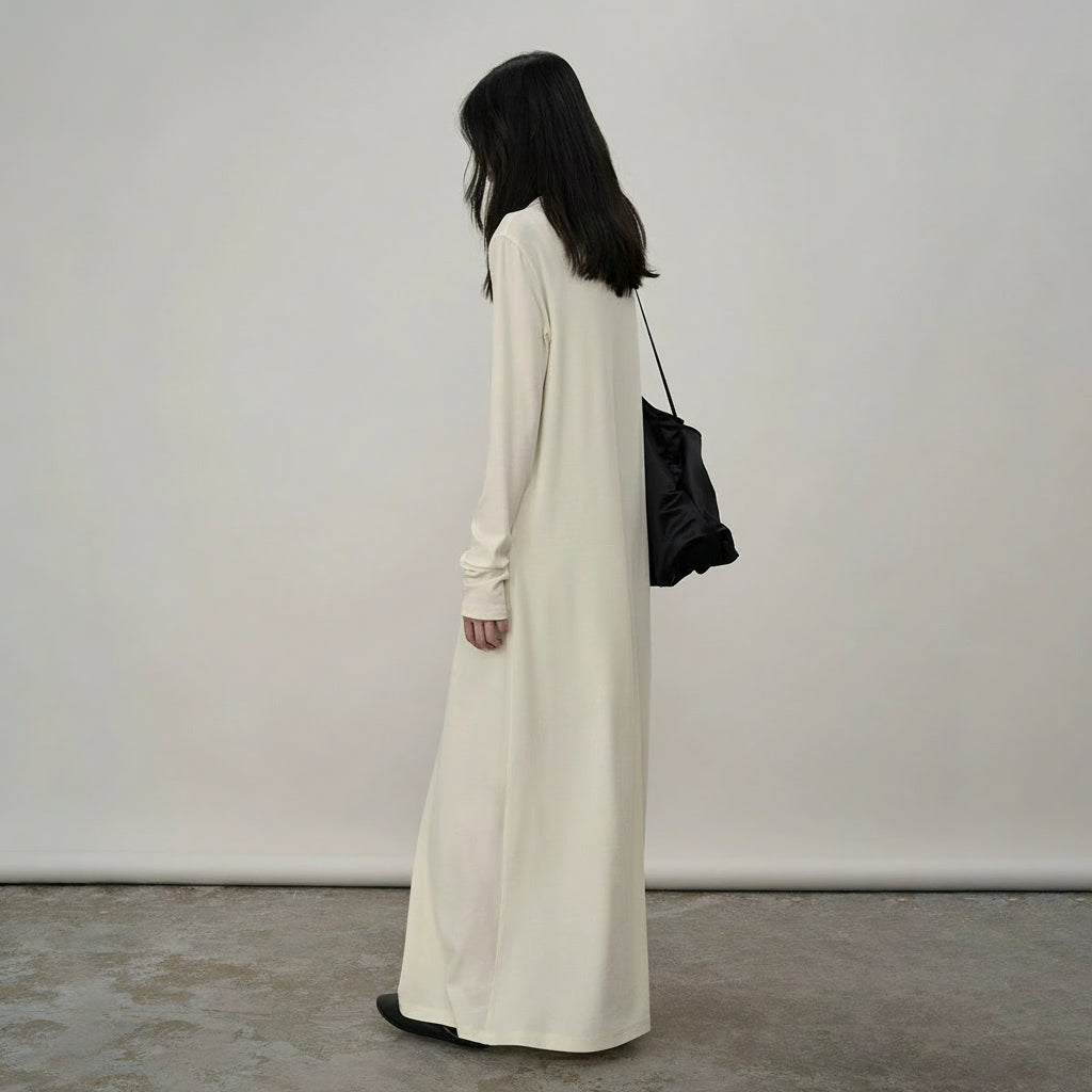 modest long dresses with sleeves