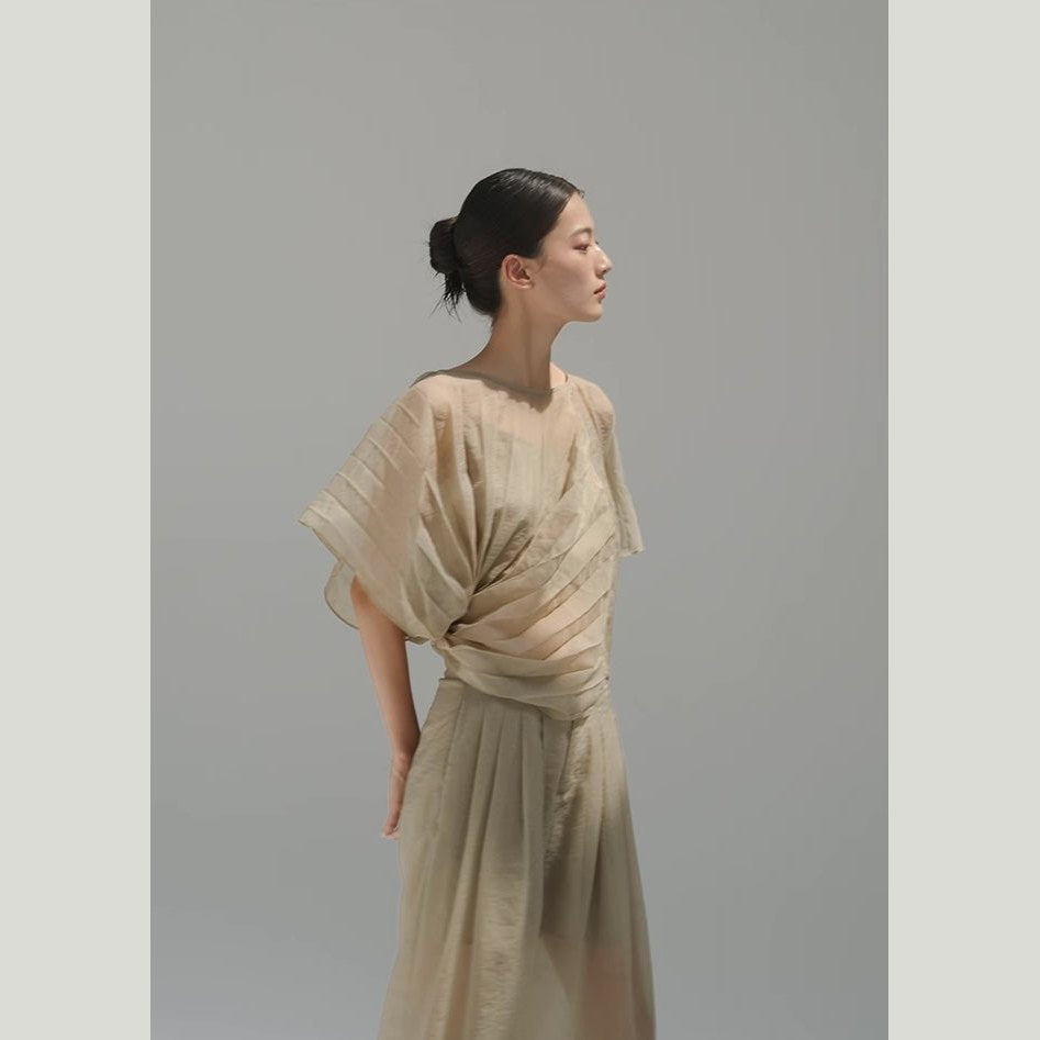 Origami Sheer Top & Pants