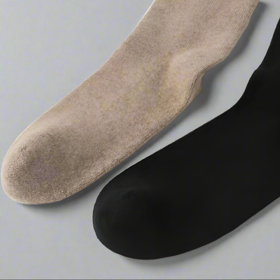 Over the knee cashmere socks — detail