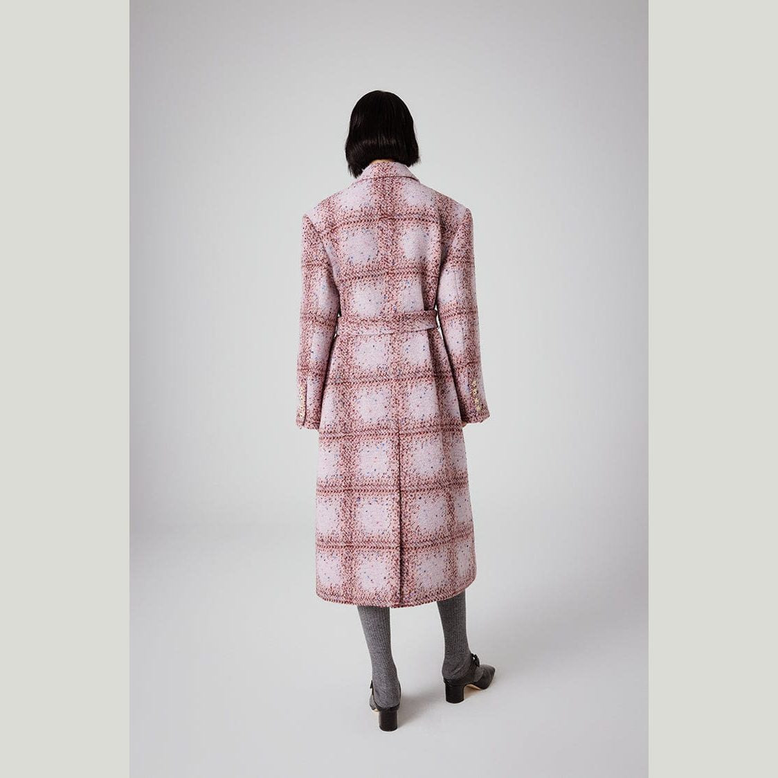 pink tweed jacket